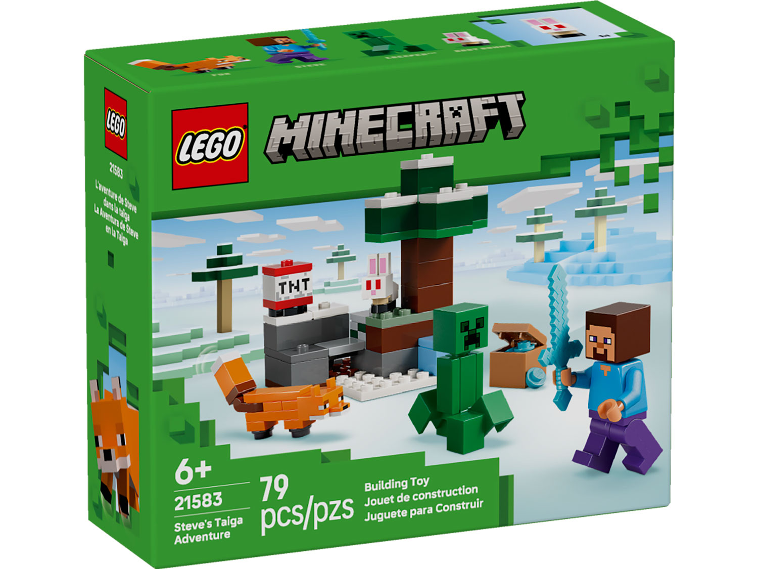 Конструктор LEGO Minecraft Приключение Стива 21583 79 дет. - фото 2