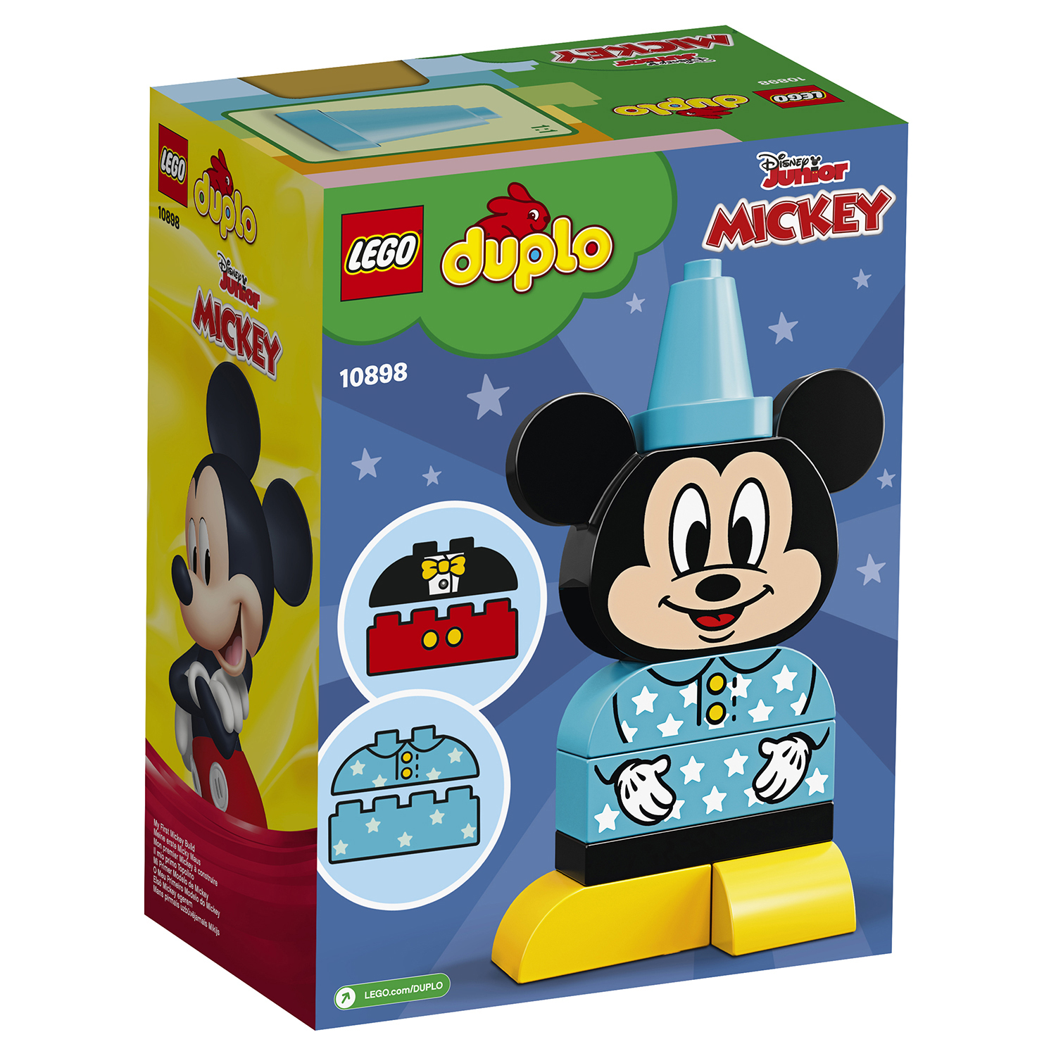 Конструктор LEGO DUPLO Мой первый Микки блочный - фото 3