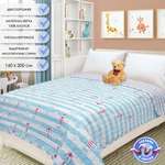 Покрывало BRAVO kids dreams Регата Голубая 160х200 4177-2-4177а-2