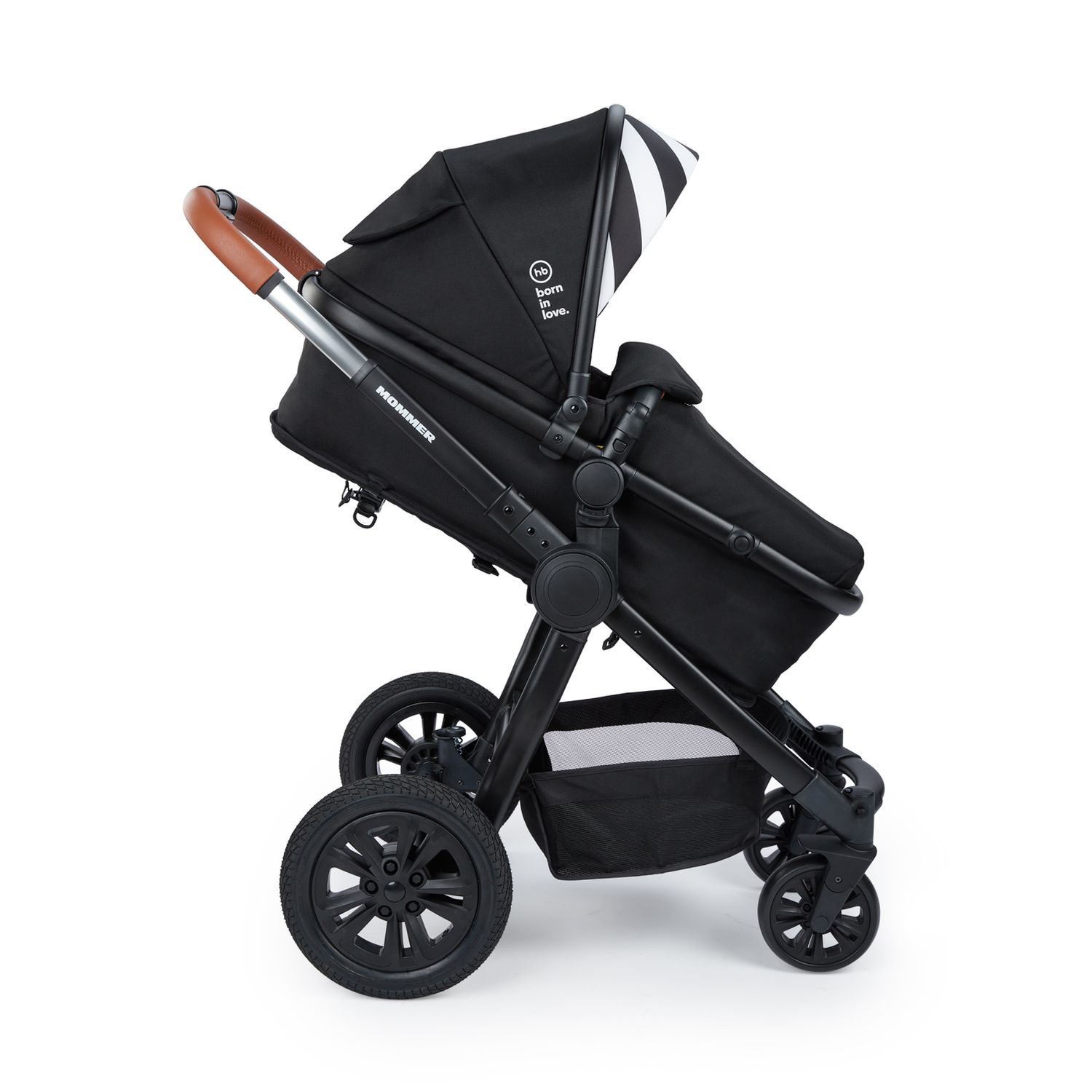 Коляска трансформер Happy Baby черный - фото 15