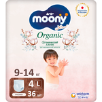 Трусики Moony Organic L (9-14 кг) 36 шт.