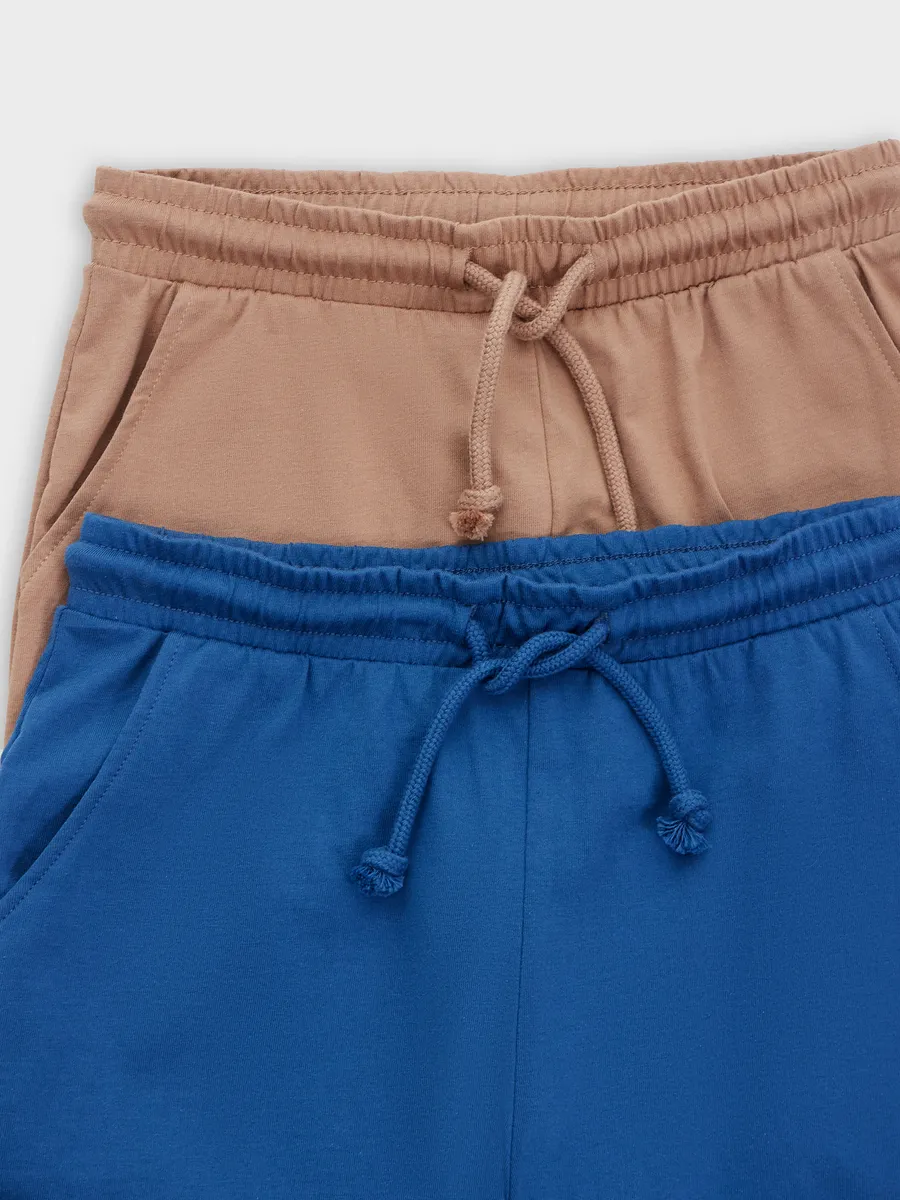 Шорты 2 шт Mark Formelle (Марк Формэль) 133330-2/полуночно -синий +молочный шоколад +печать - фото 8