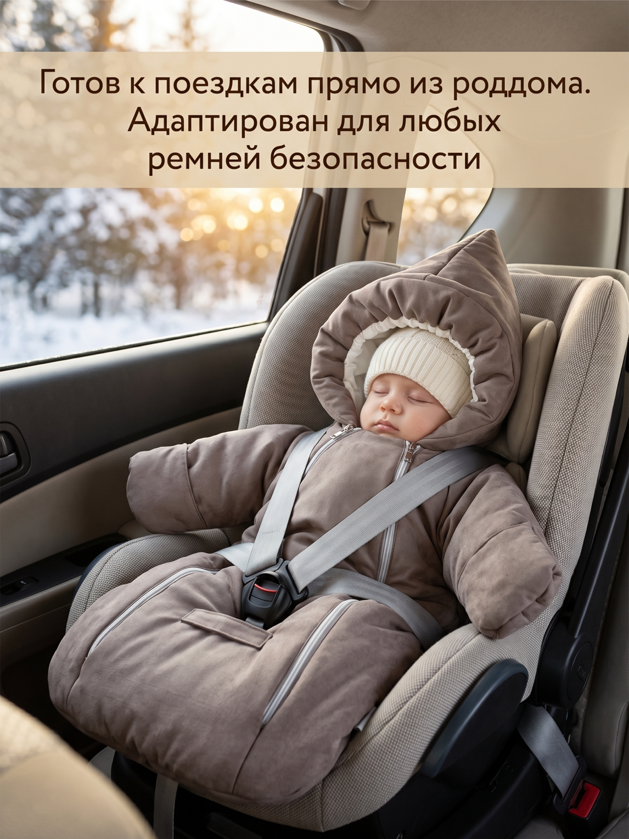 Конверт-комбинезон СОННЫЙ ГНОМИК 929/4 - фото 5