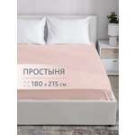 Простыня BRAVO поплин роза 180 x 215 см 1 шт.