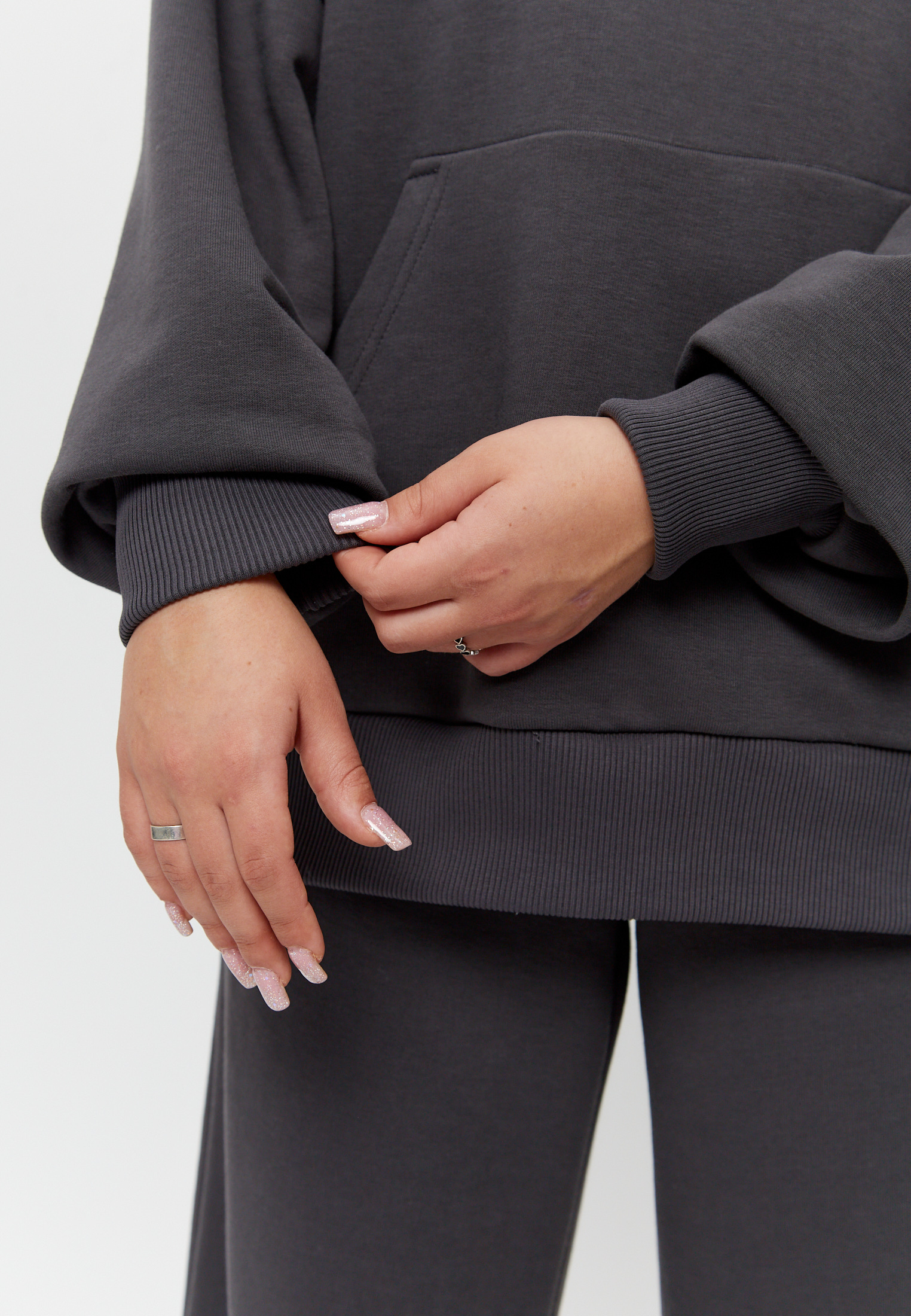 Худи Stylish AMADEO AFJ-4222-серый - фото 10