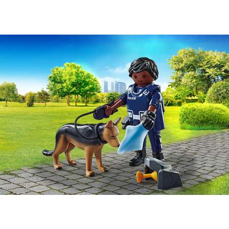 Конструктор Playmobil Полицейский с собакой сборная игровая модель