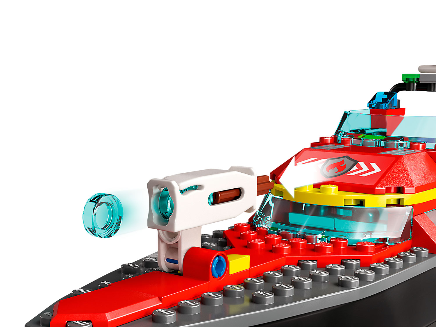 Конструктор LEGO City Пожарная спасательная лодка 144 дет. - фото 8