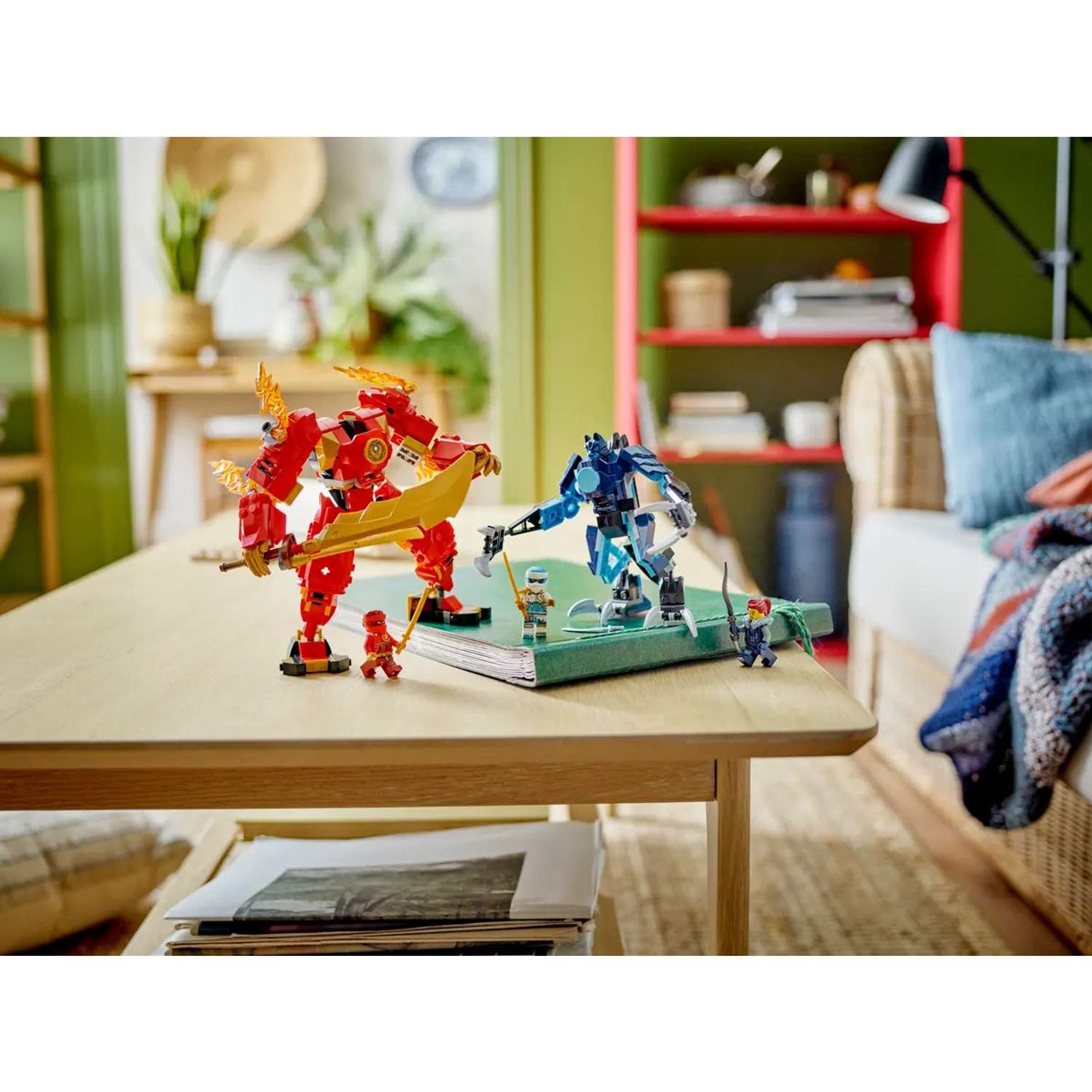 Конструктор LEGO NINJAGO Элементальный огненный меч Кая 322 дет. - фото 7