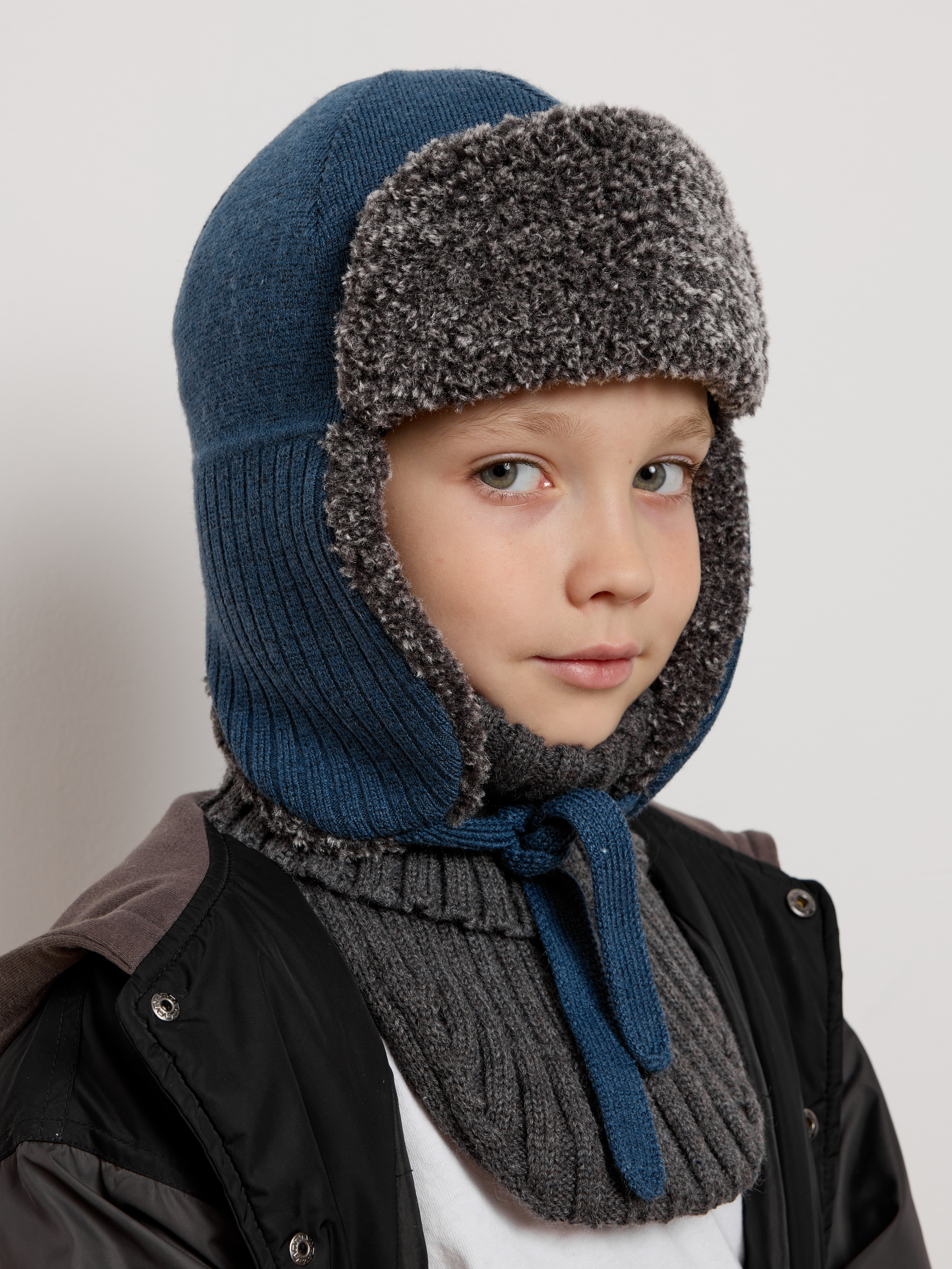 Шапка-ушанка Starkoff Kids Д500928/03 - фото 15