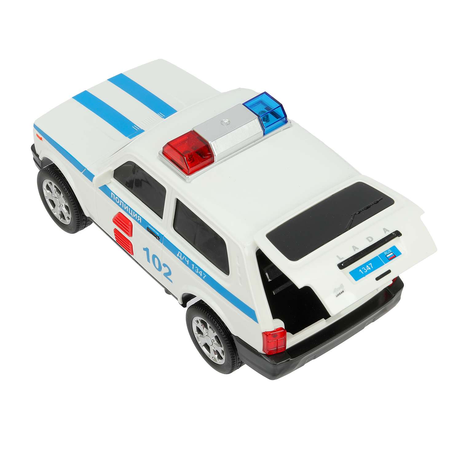 Полицейская машина Технопарк LADA Lada Urban белый 392865 - фото 9