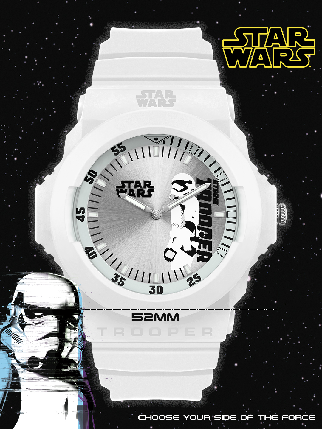 Кварцевые наручные часы Нестеров Star Wars со штурмовиком SW70201ST - фото 1