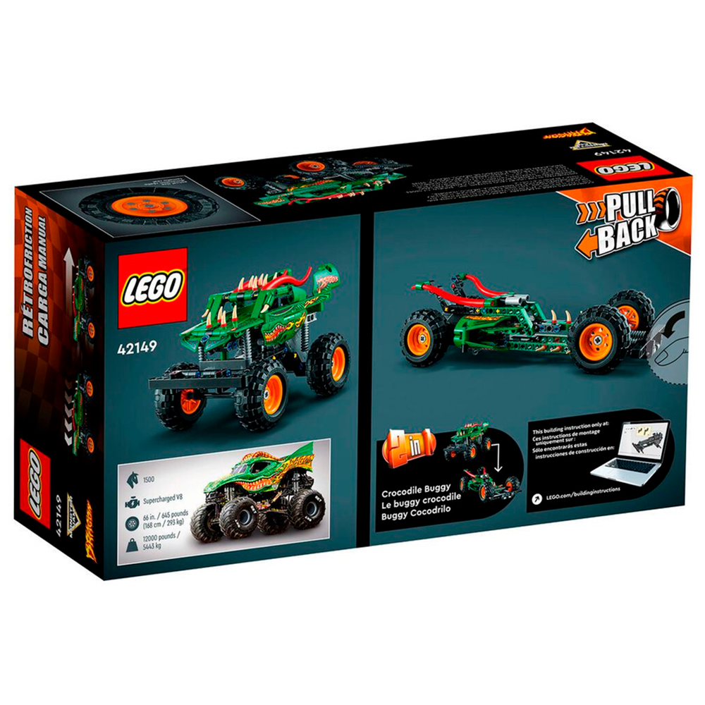 Конструктор LEGO Technic Monster Jam: Дракон 217 дет. - фото 3