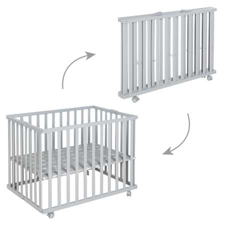 Манеж детский Roba Foldable playpen деревянный складной