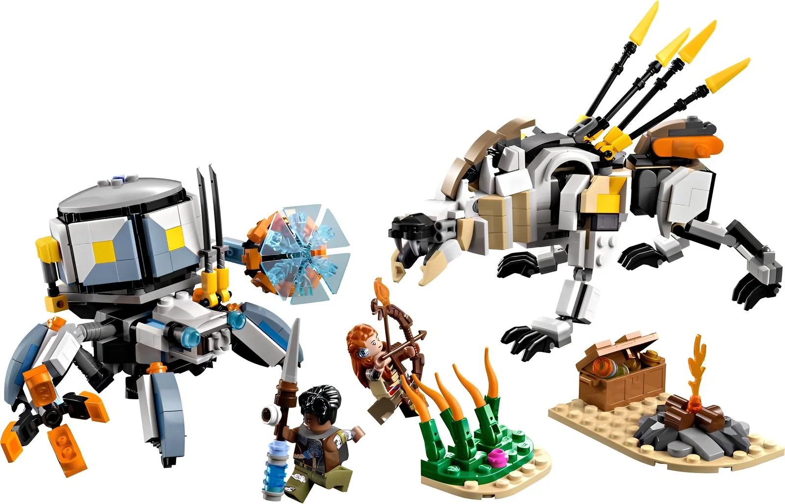 Изображение товара Конструктор LEGO Horizon Adventures 77037 Элой и Варл против Пилозуба