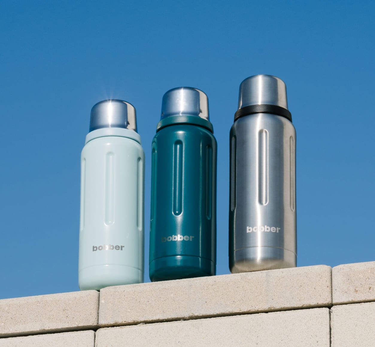 Термос для чая Bobber Flask светло-голубой - фото 7