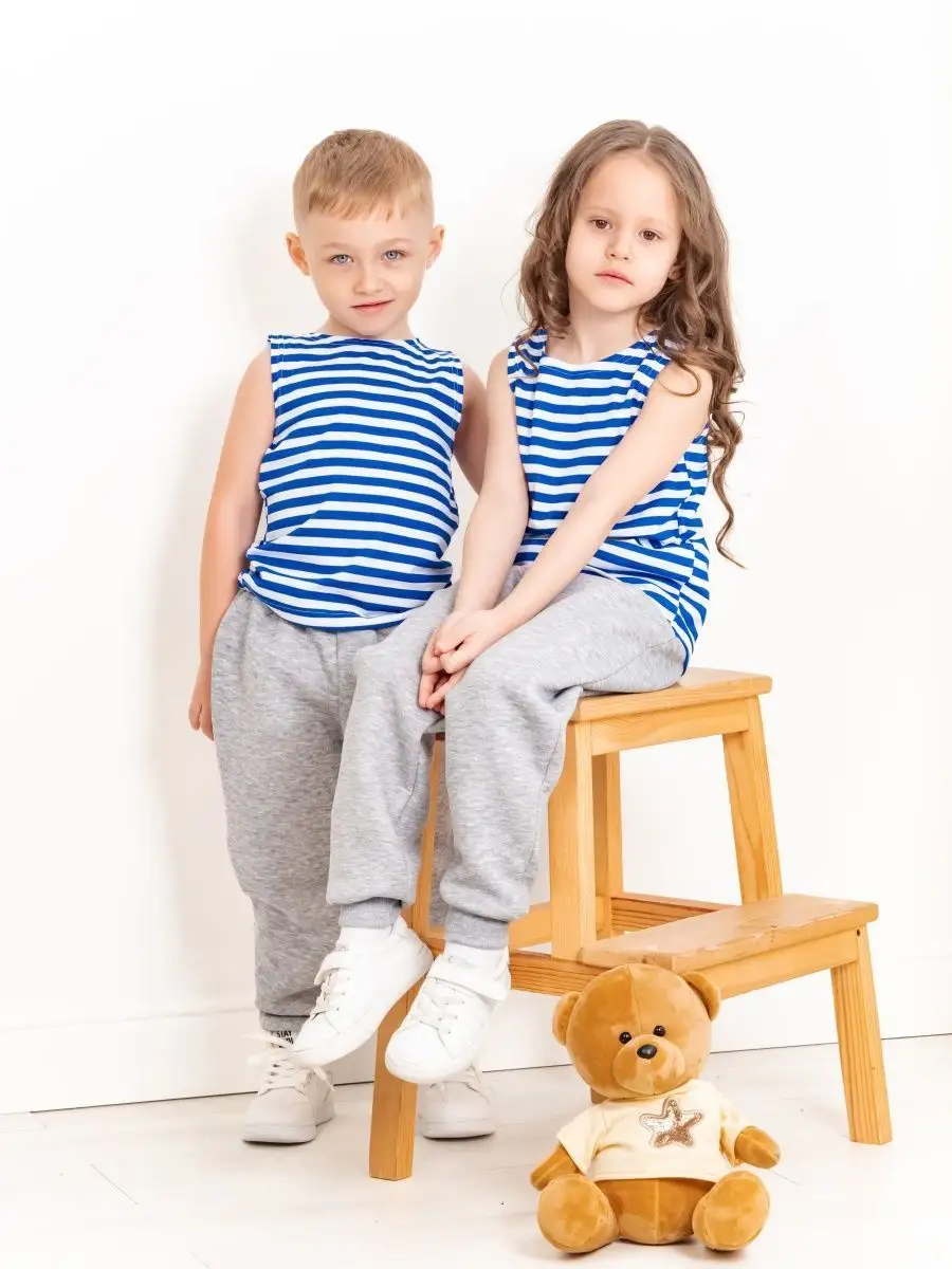 Майка Babycollection mkb004/sph/k1/034/p1*mбелый синий - фото 2