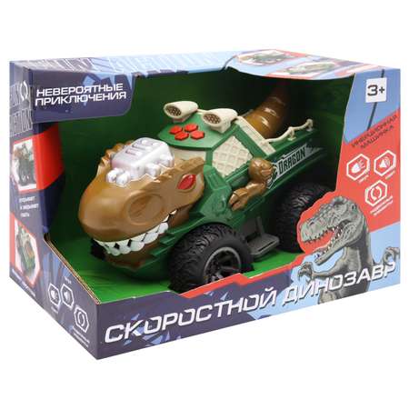 Автомобиль Funky Toys Тираннозавр зеленый