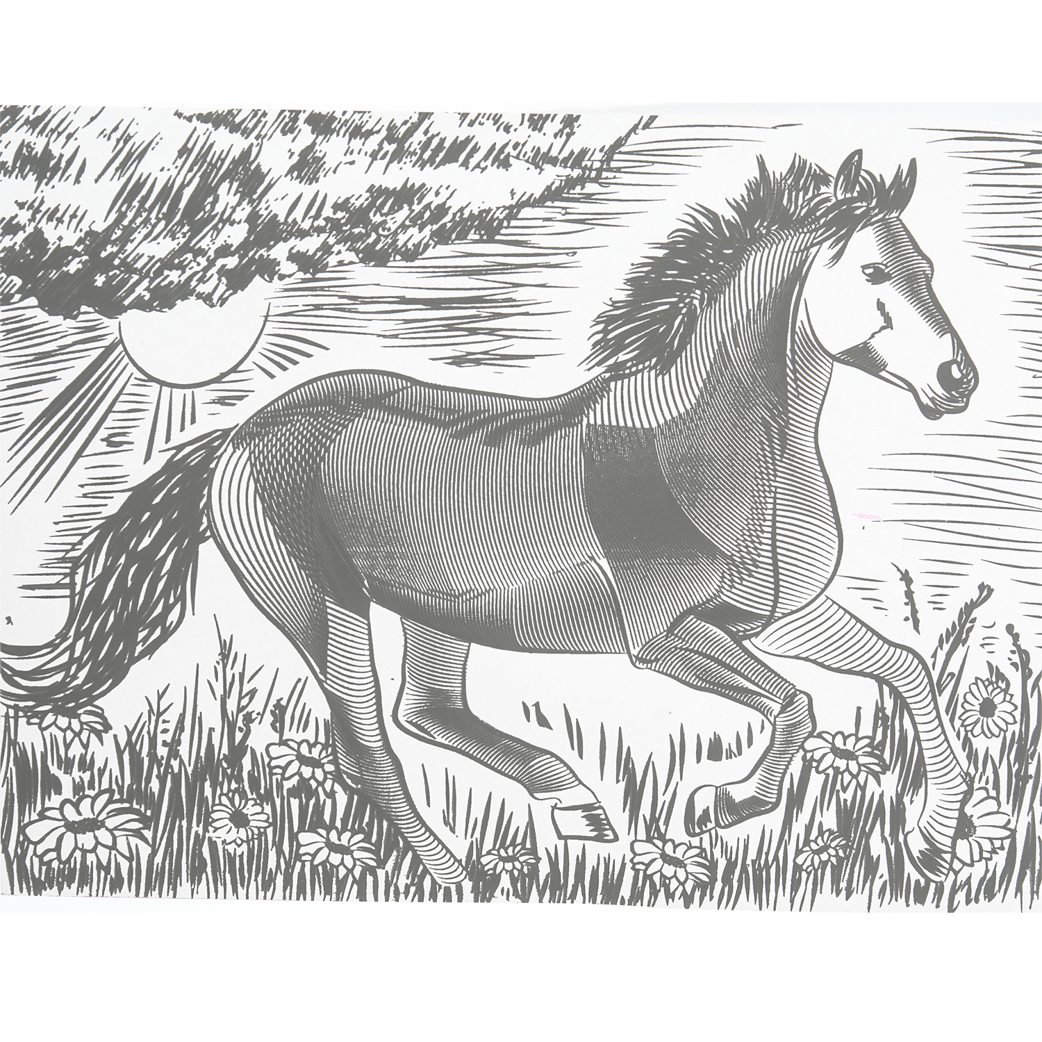 Гравюра Multiart Лошадь - фото 3