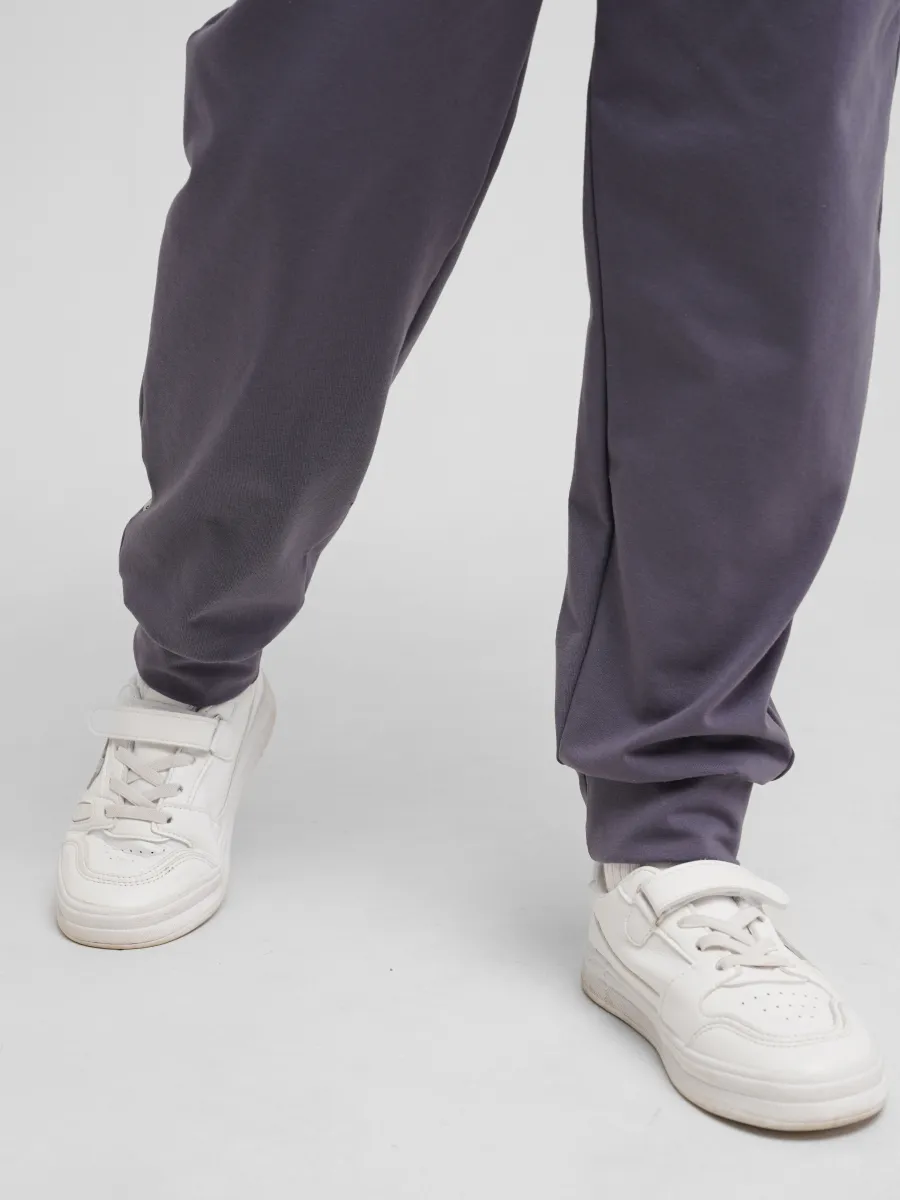 Брюки 2 шт Супер Пупс 2пр/штаны/темно-серый/черный - фото 22