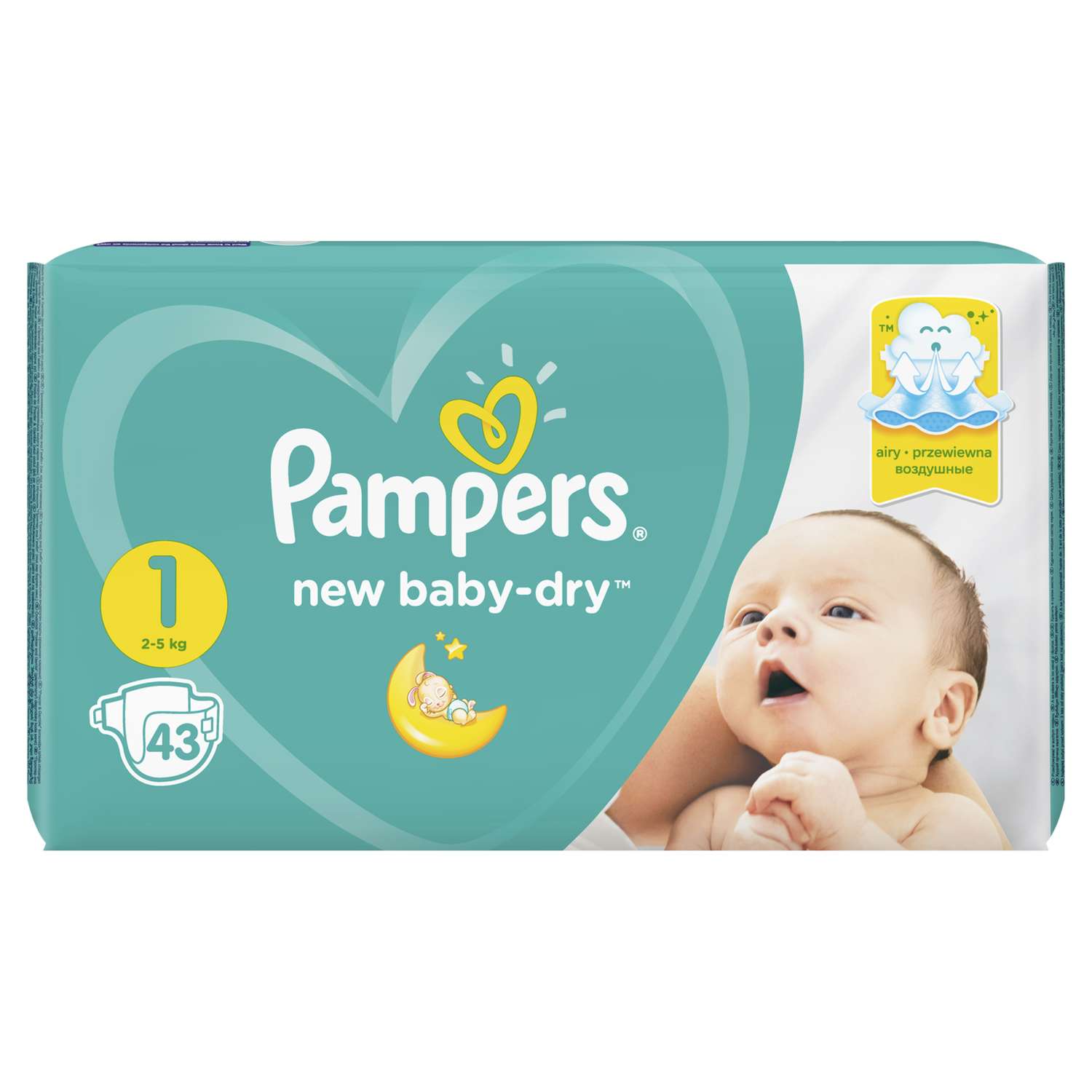 Подгузники Pampers New Baby-Dry 1 (2-5 кг) 43 шт. - фото 3