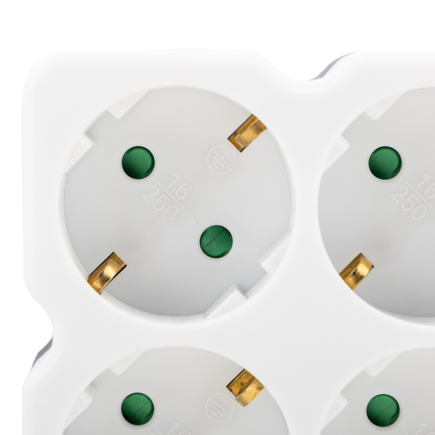 Четверник электрический REXANT с заземлением белый - фото 12