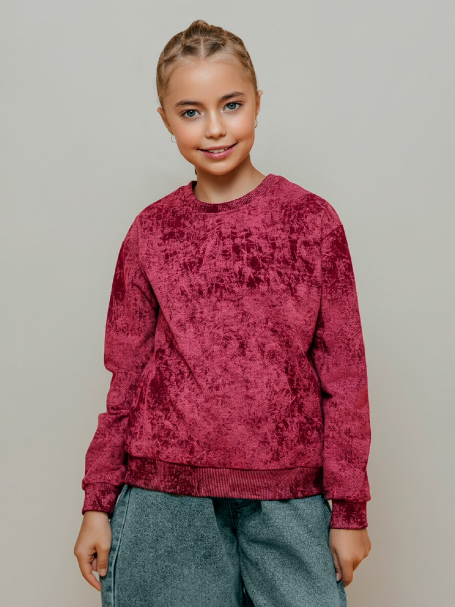 Свитшот Селтекс Ю_ДФ9 винный ДЕЛАВЕ - фото 1