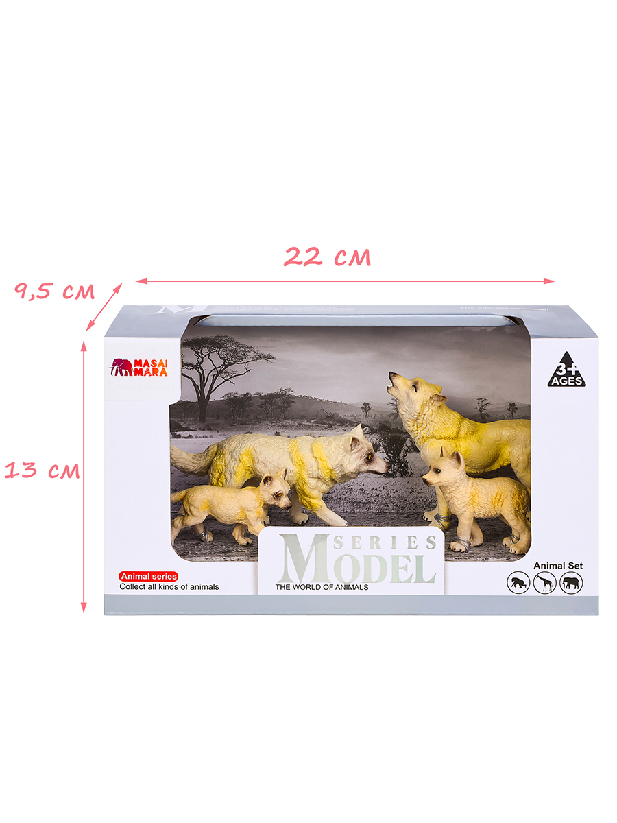 Игровой набор Masai Mara Семья полярных волков - фото 12