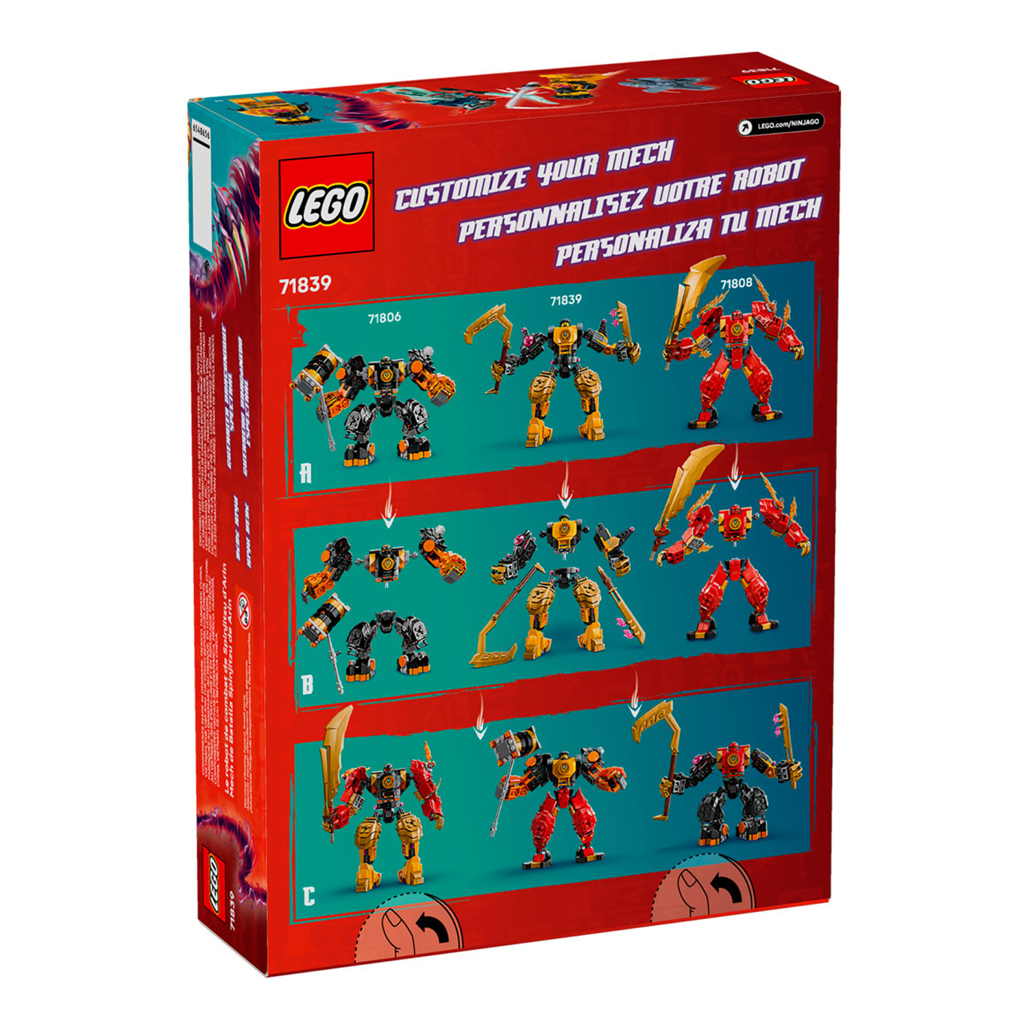Конструктор LEGO NINJAGO 213 дет. - фото 10