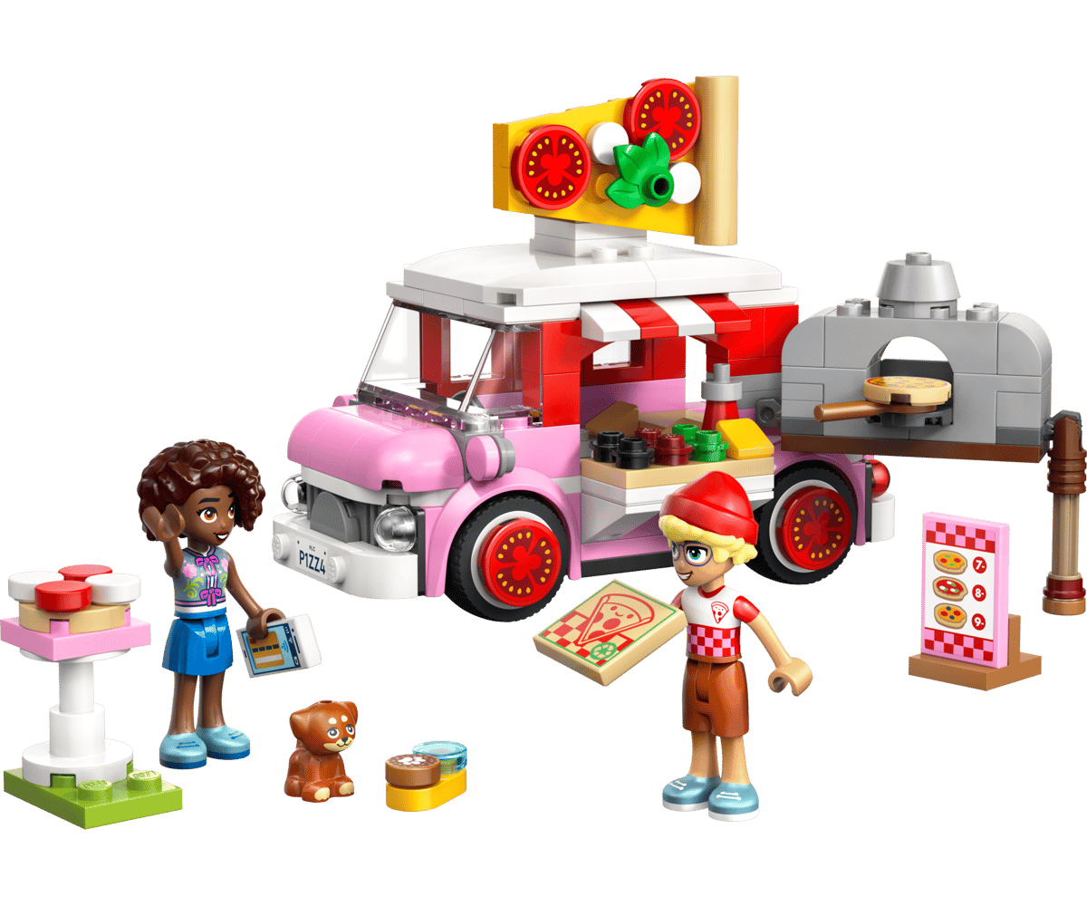 Конструктор LEGO Friends Грузовик для перевозки пиццы 190 дет. - фото 2