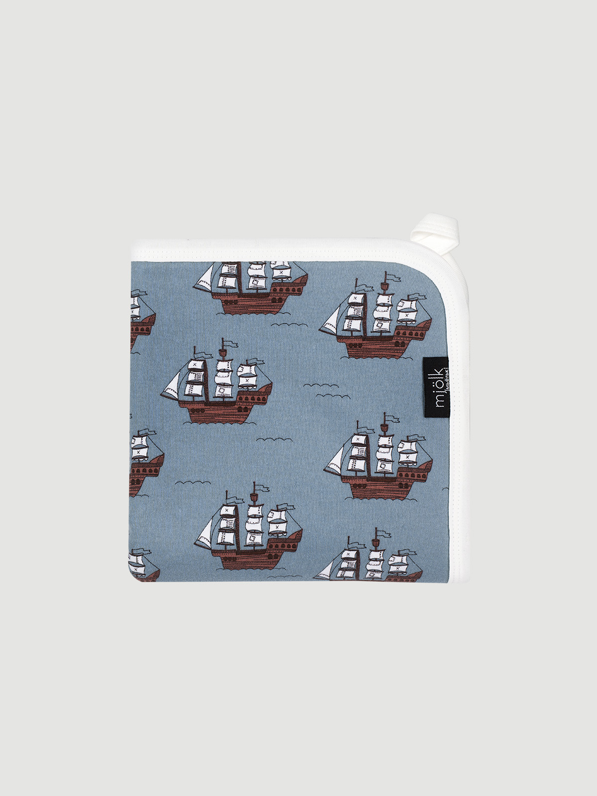 Плед Mjolk Морской бой 80 x 80 см хлопок - фото 1