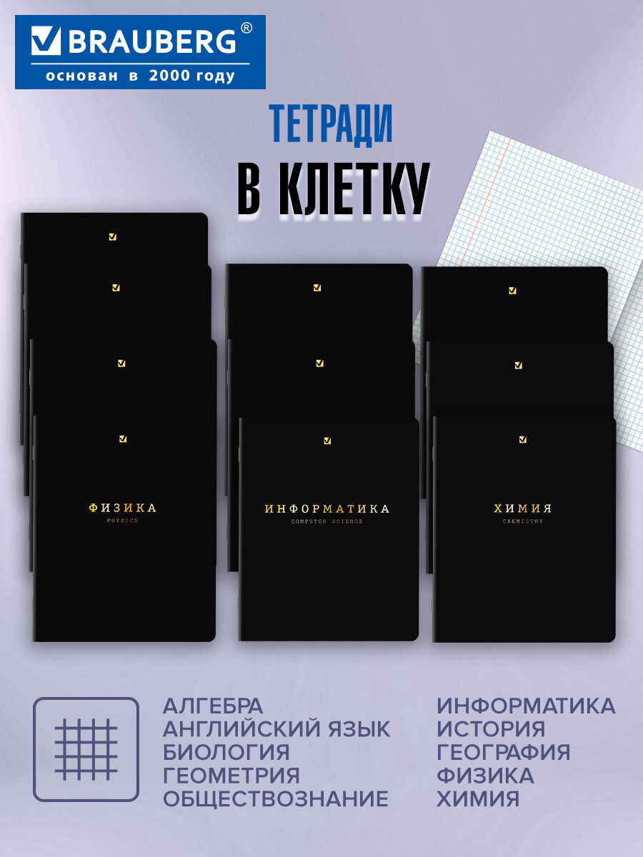 Тетрадь Brauberg 48 лист. 12 шт. - фото 2