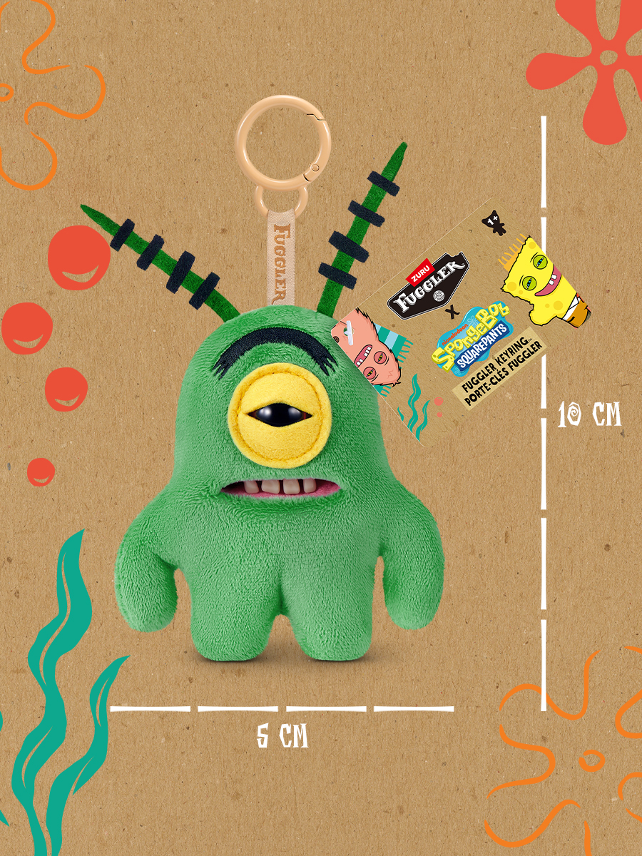 Мягкая игрушка Zuru FUGGLER Спанч Боб в ассортименте - фото 3