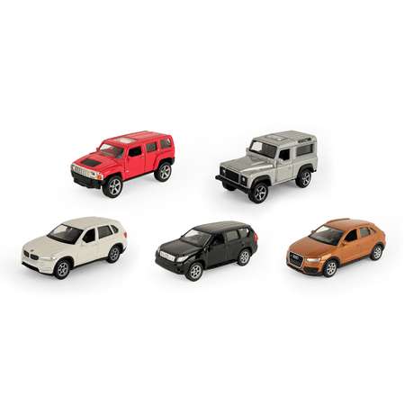 Автомобиль Welly Hummer набор из 5 штук 1:60