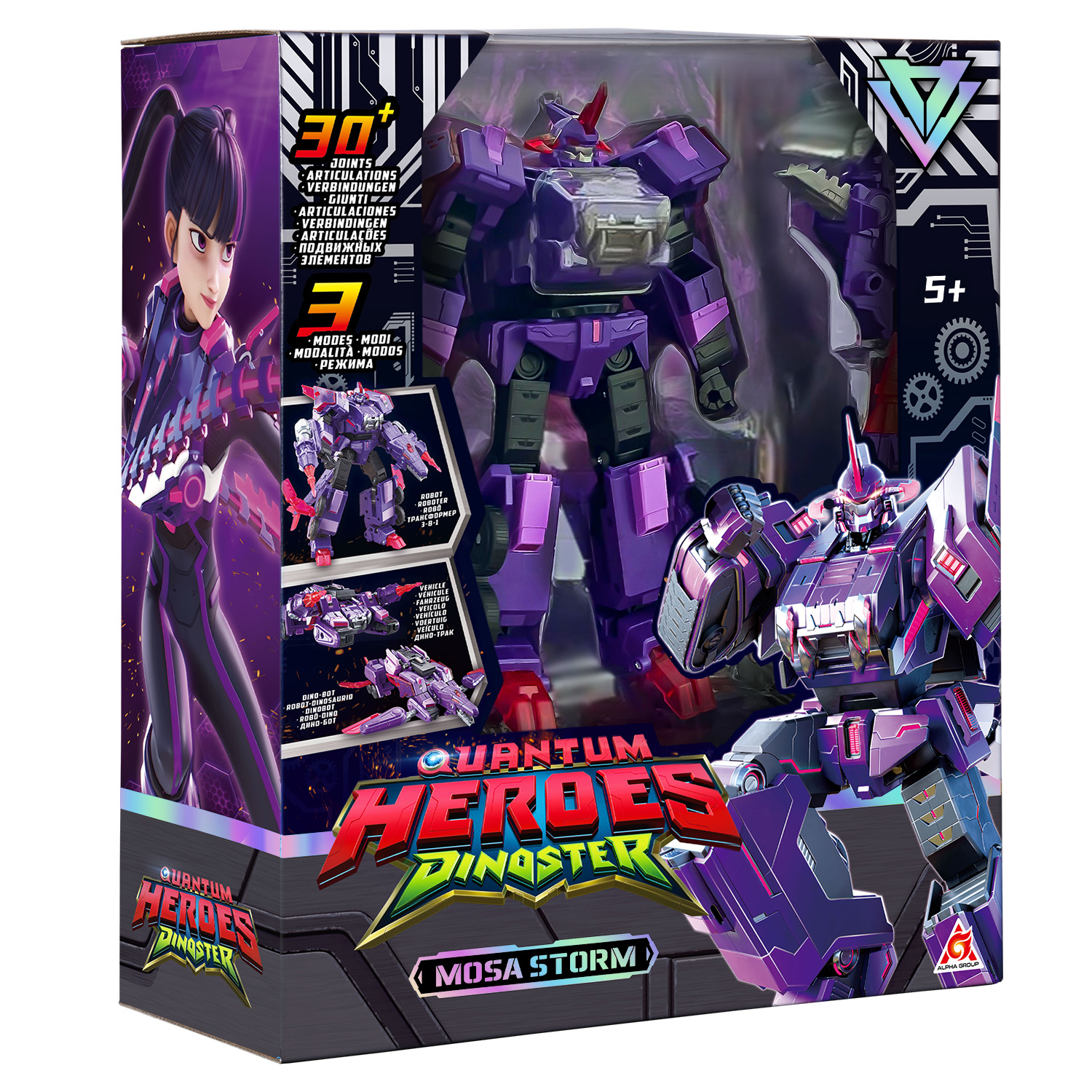 Игровой набор Dinoster Моза Шторм 3-в-1 - фото 3