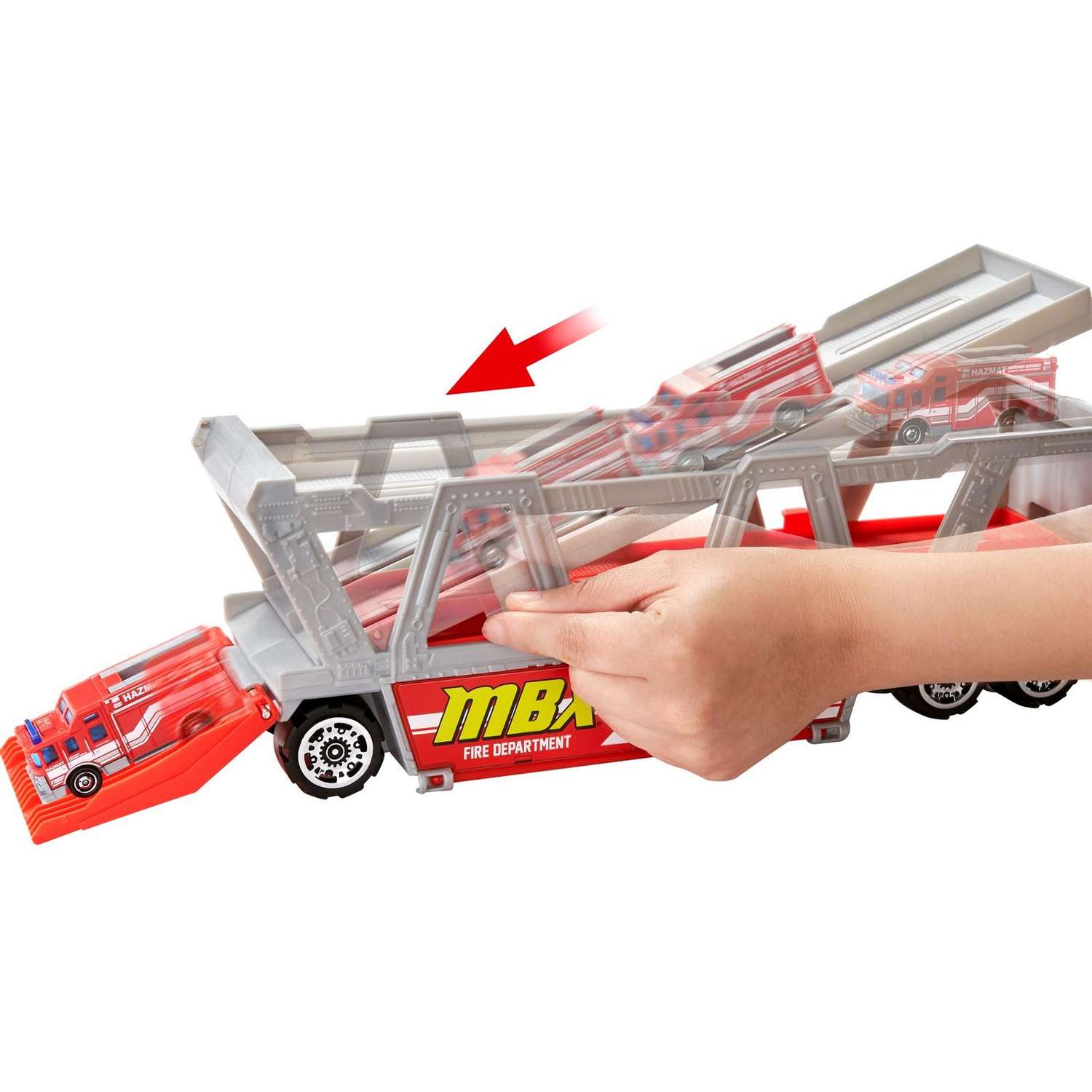Игровой набор Matchbox Пожарный тягач 1:64 GWM23 - фото 6