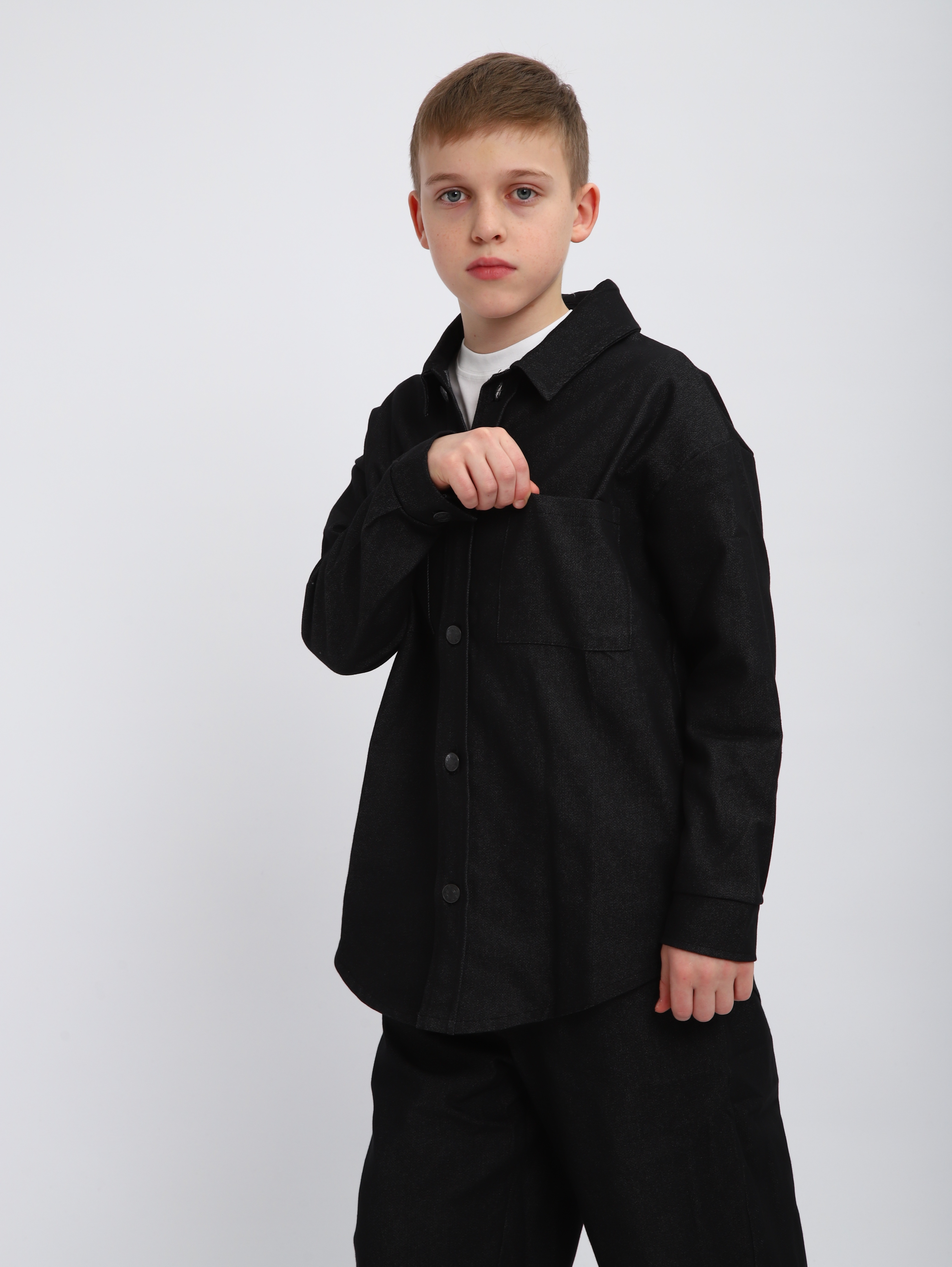 Костюм ЛАДОШКИ Комплект Деним черный - фото 15