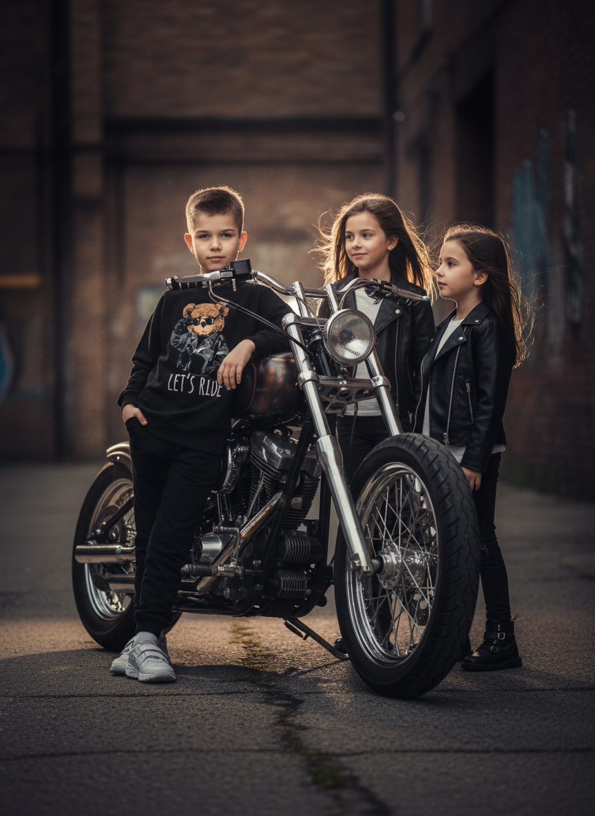 Костюм Утенок 7045г черный тедди байкер - фото 3