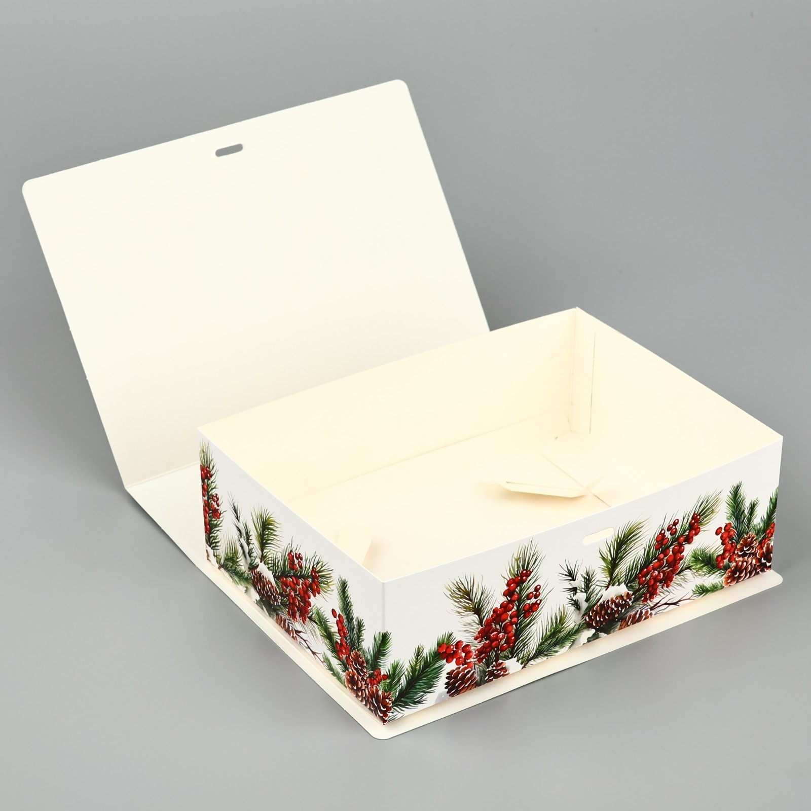 Складная коробка Дарите Счастье «Снегири» 21 х 15 х 7 см - фото 6