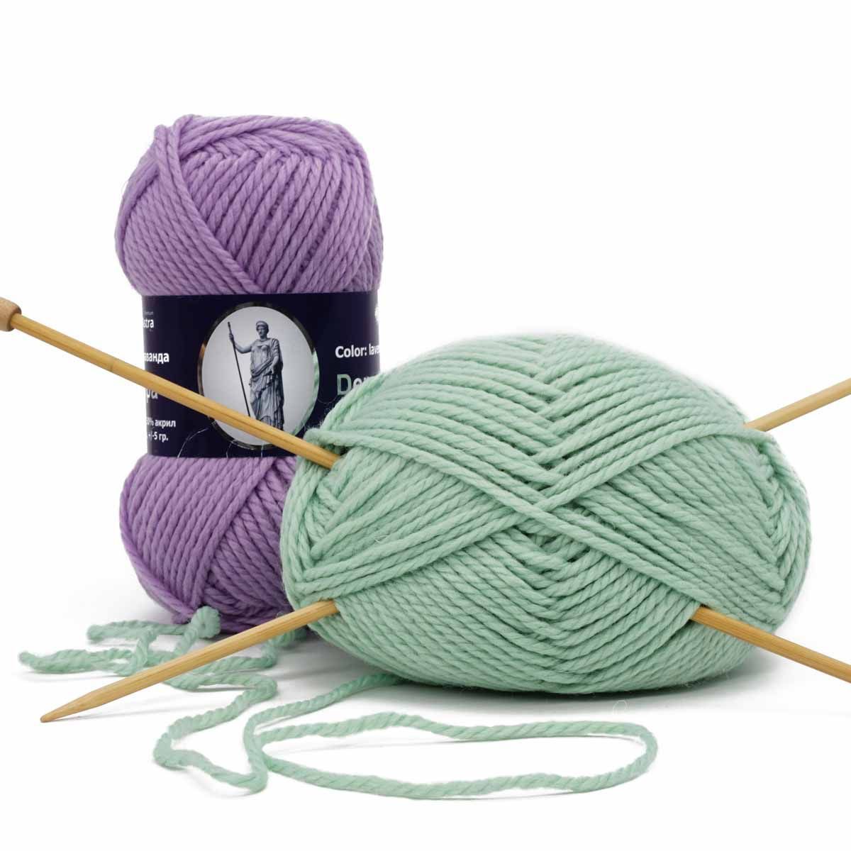 Пряжа Astra Premium Деметра полушерстяная 100 г 100 м 04 красный 3 мотка - фото 15