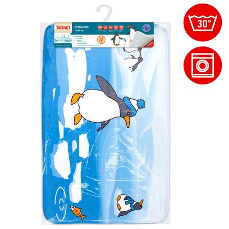 Коврик противоскользящий Tatkraft для ванной и душевой кабины ultra soft 50*80см