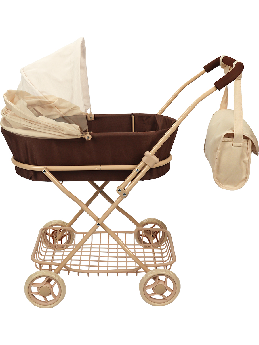 Коляска-люлька для кукол Рыжий кот 9325-BB - фото 3