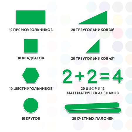 Касса букв и счетов Brauberg 132 шт.