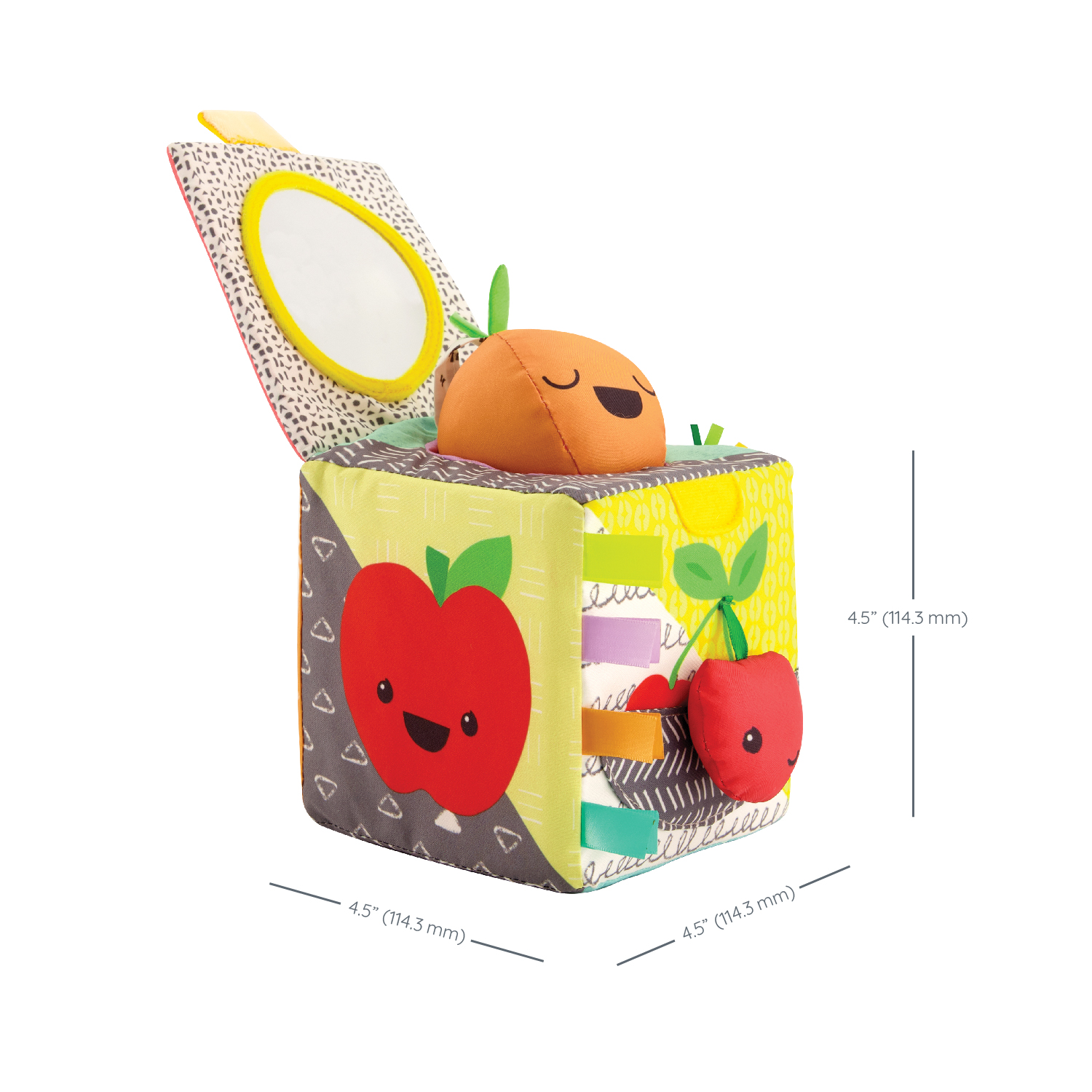 Игрушка INFANTINO кубики Развивающий сенсорный куб - фото 3