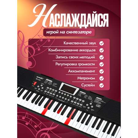 Пианино детское FAIRYMARY синтезатор детский с микрофоном