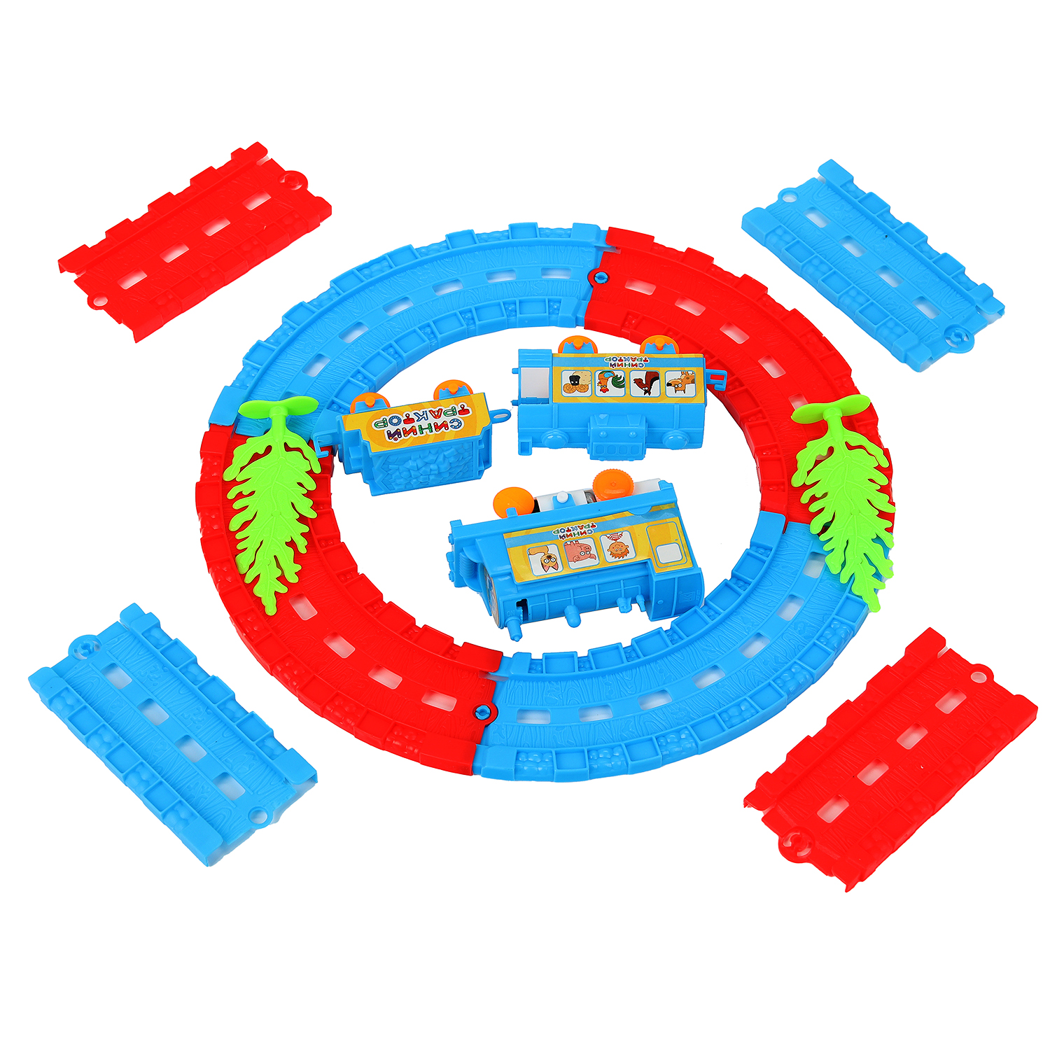 Набор железнодорожный Технодрайв 118 см 394277 - фото 4