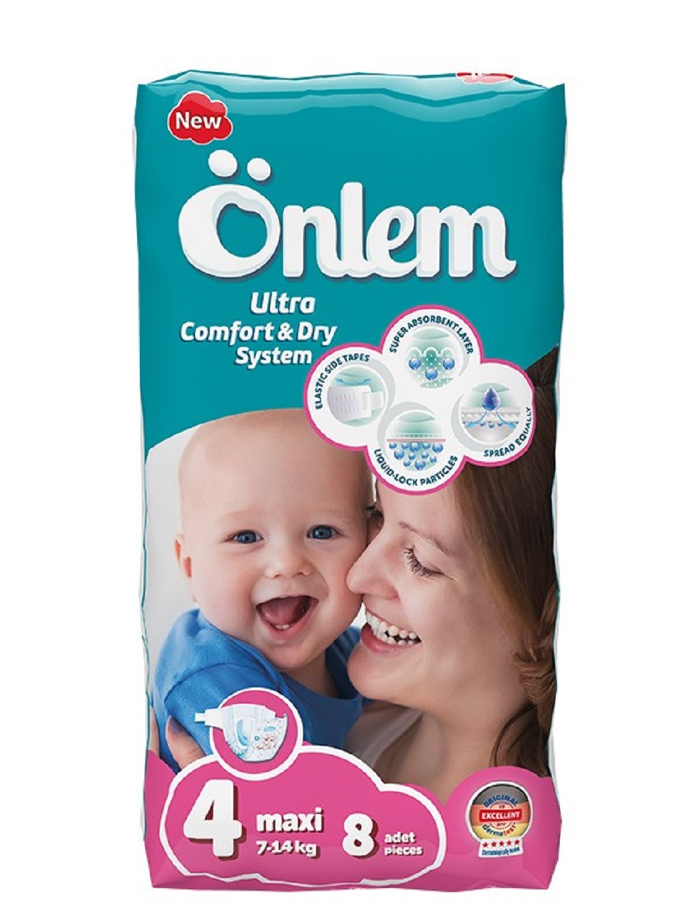 Подгузники Onlem 4 (7-14 кг) 8 шт. - фото 2