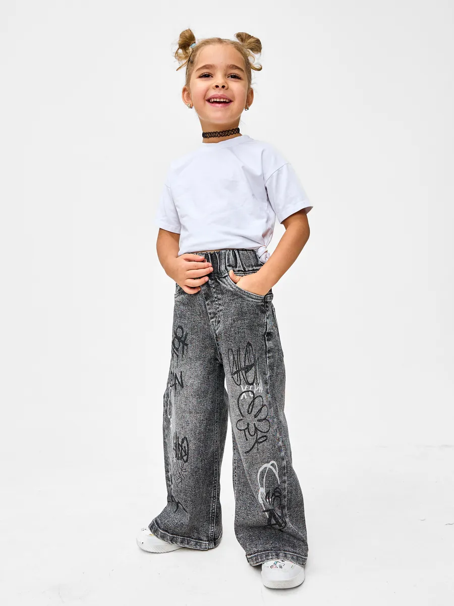 Джинсы RuStyle ДД-джинD91266-графсер - фото 1