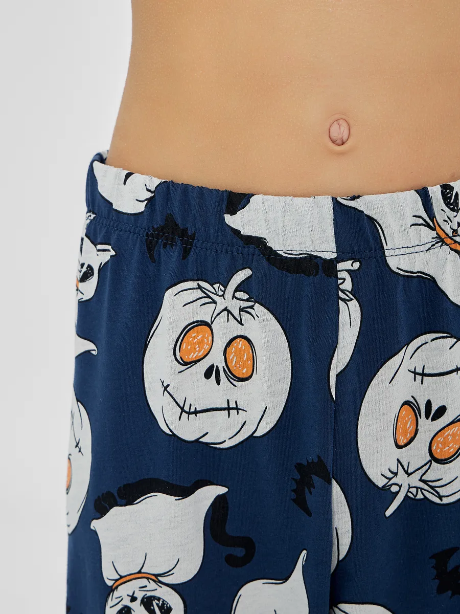 Пижама Mark Formelle (Марк Формэль) 563333/серый меланж 4306-А +привидения на синем - фото 6