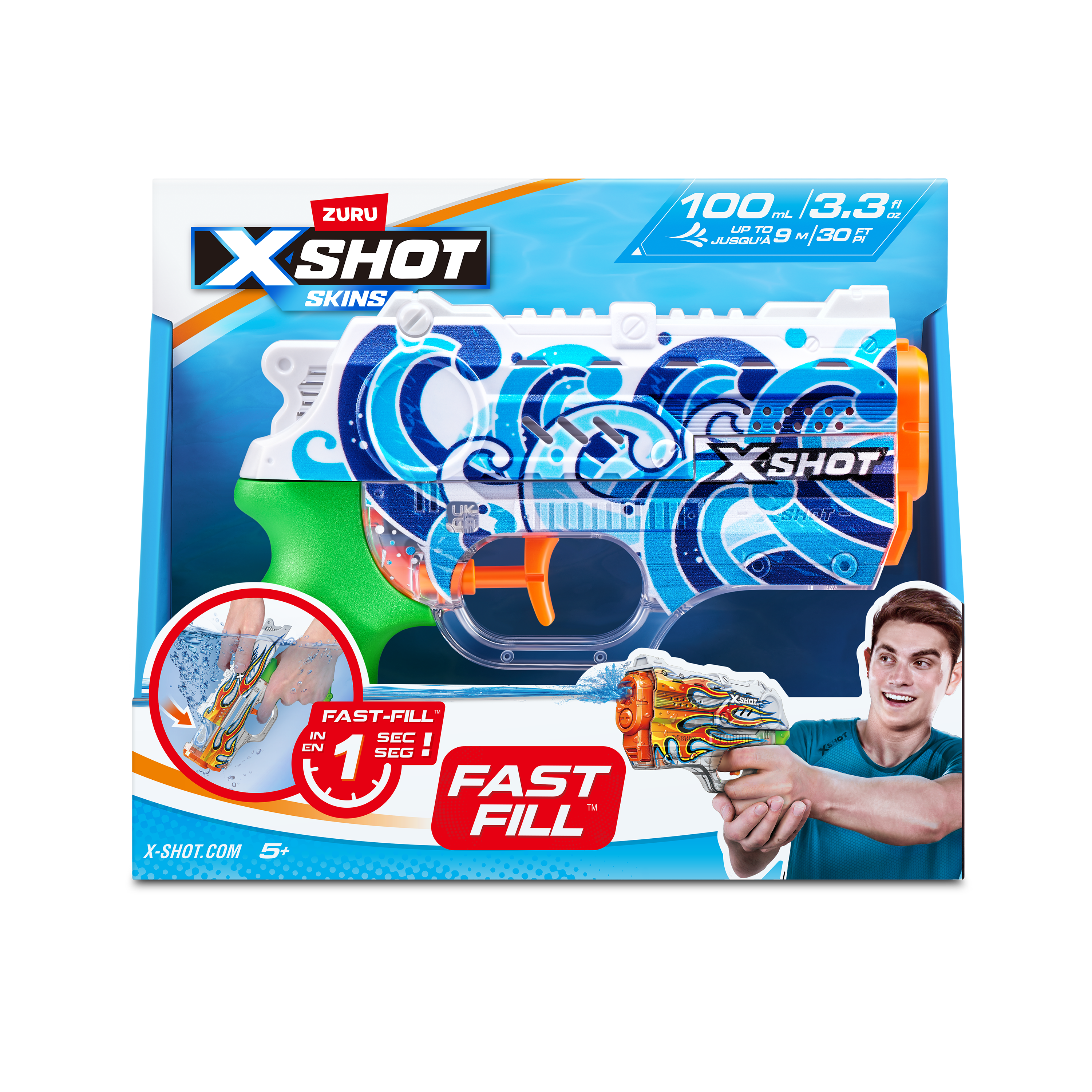 Бластер водный Zuru XSHOT  Skins Нано - фото 6
