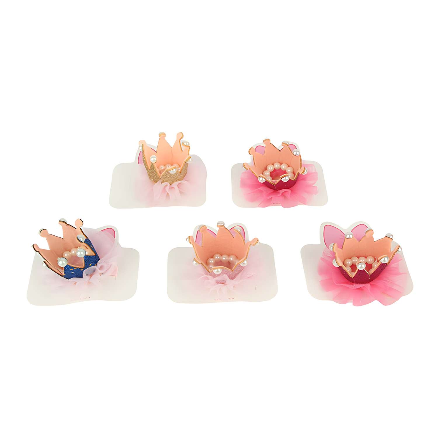 Аксессуар ё корона карнавальная на заколке в ассортименте - фото 1